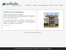 Tablet Screenshot of palladio-immobilien.at